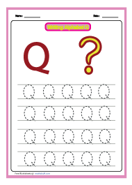 Preschool Letter and Alphabet Tracing Worksheets